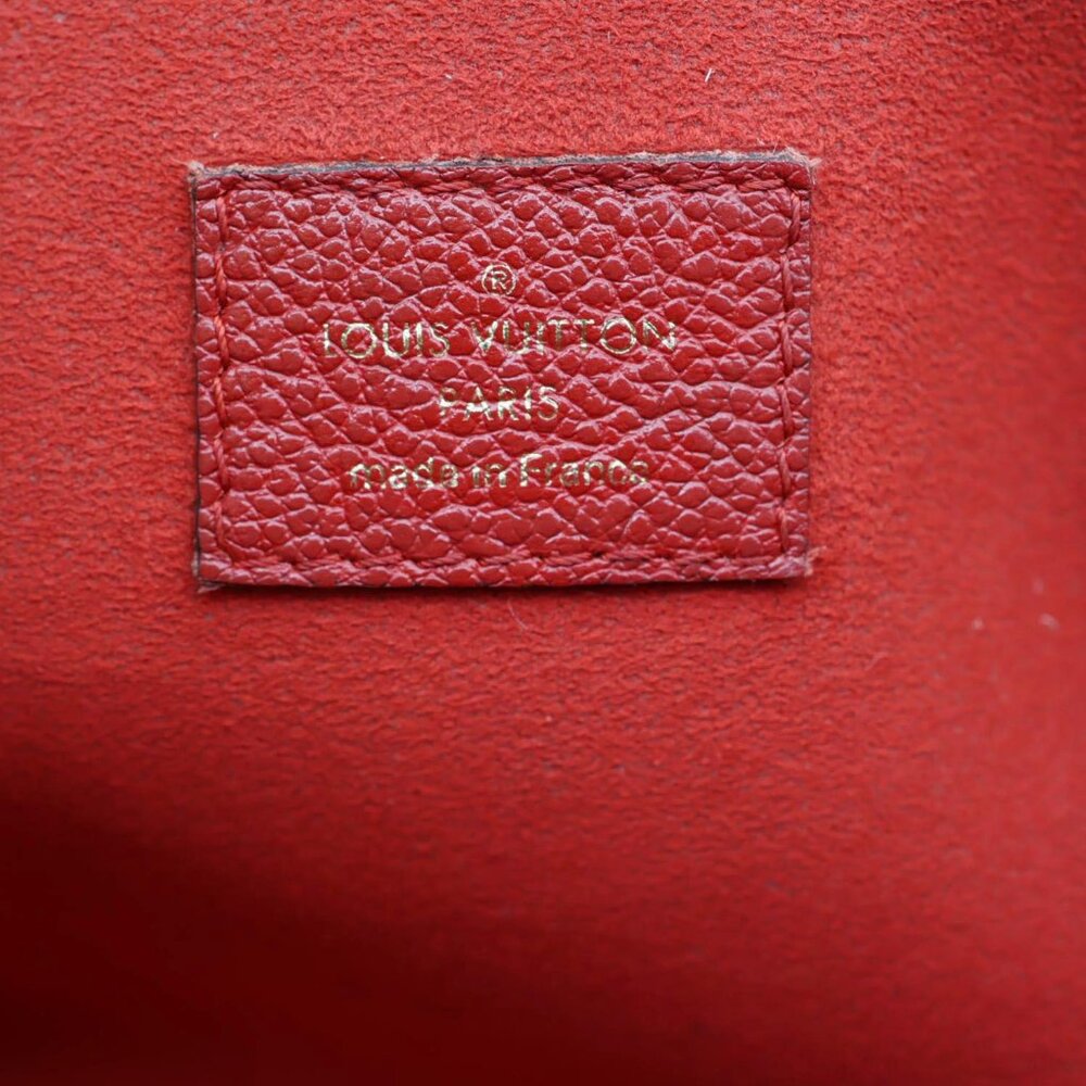Louis Vuitton Saint Germain PM Monogram Empreinte Leather Shoulder Bag Red - Picture 15 of 16